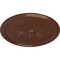 Ekena Millwork Juniper Ceiling Medallion (Fits Canopies up to 7"), Hand-Painted Copper Penny, 36"OD x 1 1/2"P CM36JUCPS - alternate 3